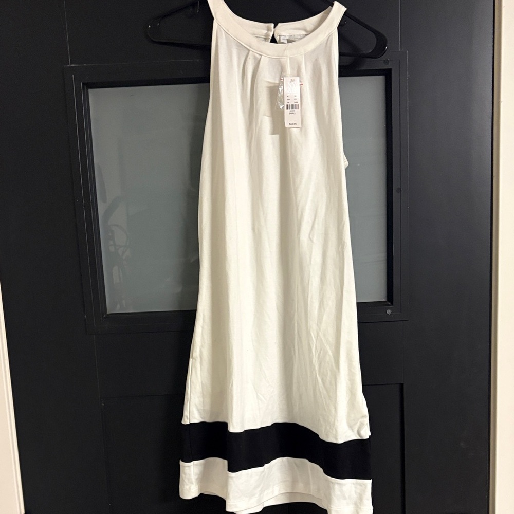 NWT NY&C Dress White and Navy size small